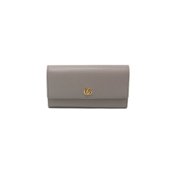 108010 - Gucci - GG Marmont Leather Continental Wallet Grey 456116 - Picture 1 of 12